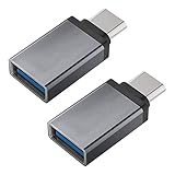 2個セット USB Type Cアダプタ 変換コネクタ（56K抵抗使用） (Type C アダプタ-USB)
