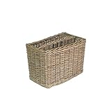 アンティークWash仕上げウィッカーマガジンラック