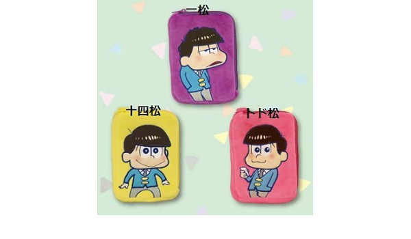 Amazon おそ松さん 揃えて6つ子 スクエアポーチ トド松 アニメ 萌えグッズ 通販