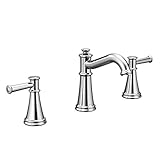 Moen t6405 Belfield 1.2 GPM Widespreadバスルーム蛇口 – IncludesメタルポップアップD、 T6405 1