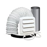 Bathroom and Utility Wall Bath Fan Vent Kit-BATHROOM WALL VENT KIT (並行輸入品)