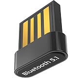 GUROYI Bluetooth 5.1 USBアダプタ Bluetooth5.1技術 超小型 ブルートゥース子機 PC用/ナノサイズ/Ver5.1/ Bluetoothアダプタ 最大通信距離20m 低遅延 無線 apt-X EDR/LE対応(省電力) Windows 11/10/8.1/8/7(32/64bit) 対応 (ミニ)