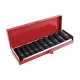 Pro-Auto 1/2"(12.7)DR.10PC.ディープインパクトソケットセット PIM-D10MS