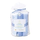 Piccolo Bambino Set of 12 Essential Washcloths, Blue by Piccolo Bambino [並行輸入品]