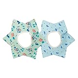 防水３６０度スタイ ２柄セット くるま