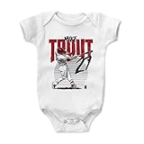 500レベルMike Trout Los Angeles野球赤ちゃん服&クリーパーOnesie ( 3 – 6 , 6 – 12 , 12 – 18、18 – 24か月 – Mike Trout Ri
