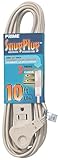 Prime Wire & Cable EC940610 10-Foot 16/3 SPT-2 3-Outlet Cord, Almond [並行輸入品]
