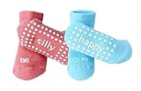 Sticky Beグリップソックスfor Toddler Boys ( Be Silly / Be Happy )