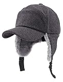 Gisdanchz 帽子 メンズ 冬 Hat Wool 帽子 おしゃれ 帽子ミリタリー レディース 秋 冬 防寒 キャップ ワークキャップ