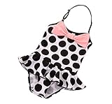 Taiycyxgan Girls Spotsワンピース水着Holiday Bowknot Bathing Suit