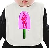 Winter Soldier Ice Pop ネクタイを有する有機ビブ Medium