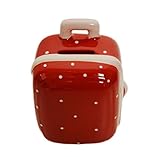 bestwoo Ceramics Coin Bank Savings Jarお金ボックスストレージfor Kids Gifts S レッド