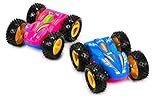 2 Friction Rev Em Up Toy Racing Flip Cars Set Costume Accessory [並行輸入品]