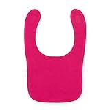 (ラークウッド) Larkwood 赤ちゃん・ベビー ユニセックス シンプル 無地/コントラスト スタイ ビブ 男女兼用 (ワンサイズ) (フューシャピンク)