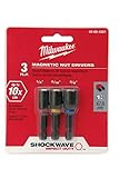 Milwaukee 49-66-4561 Shockwave 1-7/8-Inch Magnetic Nut Driver Set [並行輸入品]