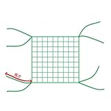 単品購入不可/ネット　オプション加工　四隅直線仕上げ（2本出し）　4か所セット：50cm