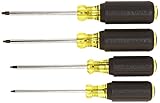 Klein Tools 85664 4-Piece Square Recess Screwdriver Set [並行輸入品]
