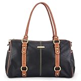 Timi & Leslie Madison Noir/Saddle Sac Langer avec 6 Accessoires Inclus