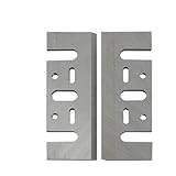 uxcell プレーナーブレード　グレー　HSS素材　 82mm x 29mm　2個入り