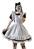 [FULINE] メイド服 コスプレ メイド 定番 衣装 3点セット 仮装 コスチューム こすぷれ 可愛い 男ウケ レディース ハロウィンコスプレ XL