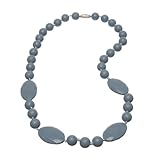 Jelly Strands Bleckley Baby Teething Necklace Smoke by Jelly Strands