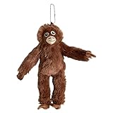 オランウータンのぬいぐるみ、猿のぬいぐるみ - ぬいぐるみユニークな動物のぬいぐるみペンダント | 柔らかい動物のぬいぐるみのおもちゃ 吊り下げ可能なオーナメント、バッグアクセサリー キーホルダー ぬいぐるみ ゴリラの装飾 誕生日 ホリデー用