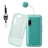 Briacicell 対応 キッズフォン3 A201ZT 用の ケース TPU Kids Phone 3 用の カバー (グリーン) 軽薄型