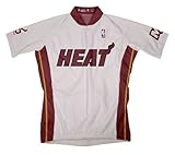 NBA Miami Heatメンズ半袖サイクリングジャージー L