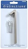 The Hillman Group 843211 5-Inch Floating Mount House, Brushed Nickel, Number 1 [並行輸入品]