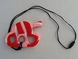 Adelily Nontoxic Silicone Tank Pendant Teether in Red Camo [並行輸入品]