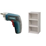 『電動ドライバー 充電式 RD110-G グリーン』と『カラーBOXモジュールBOX3段 幅73.2x奥行29.0x高さ36.6cm ホワイト MDB-3』のセット
