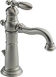 Delta 555LF-SS Victorian Single Handle Centerset Lavatory Faucet, Stainless [並行輸入品]