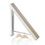 Moobom　ハンガーラック　壁掛け式　物干し　室内　壁付け　洗濯もの干し　省スペース　玄関/部屋/トイレ/ベランダ