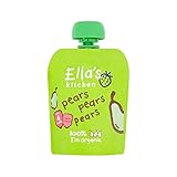 キッチン有機スムーズ梨ピューレ70グラム (Ella's) (x 6) - Ella's Kitchen Organic Smooth Pear Puree 70g (Pack of 6) [並行輸入