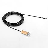 KKmoon 8mm 5m 2 in 1 ミニ USB 内視鏡　内視鏡　ボアスコープ検査カメラ Android Phones PC用