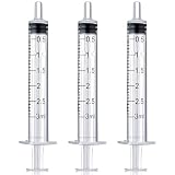 TOUFEIYUAN 注射器 3ml シリンジ 3個 き パック 液体測定シリンジツール 、個別に密封された。プラスチックオ 猫 犬 オイル 注入 洗浄 と分配 シリンジ ペット 注入器 給餌 介護補助 補修用注射器 目盛り付き、科学実験室、給餌ペット、オイルまたは接着剤アプリケーター用 (3ML)