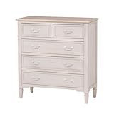 アンティーク風 木製チェスト たんす タンス 収納家具 チェスト MCH-7321WH ブロカント