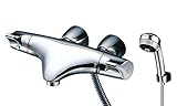 TOTO 浴室用 壁付サーモスタットシャワー金具 洗い場専用 ニューウェーブ ワンダービートシャワー（めっき） 寒冷地用 TMNW40JC1RZ
