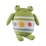 Stuffed Frog Rattle Toy - 6" X 3" X 9" by Midwest Gift World [並行輸入品]