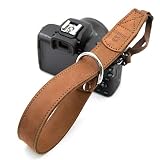Coiro カメラリストストラップ – フルグレインレザーカメラハンドストラップ – カメラマン用プレミアムカメラストラップ – 小型デジタル一眼レフカメラおよびミラーレスカメラ用カメラストラップ – 幅3.5cm