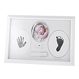 Lovoski 写真のフレーム　記念品　ギフト　手足プリントキット　少年　少女　新生児　ベビーシャワー