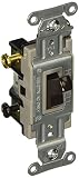 Hubbell CS315 Commercial Specification Switch, 3 Way, 15 amp, 120/277V, Brown by Hubbell