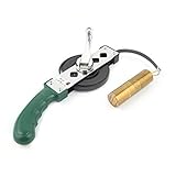 uxcell ブラス ウェイト メトリック オイル ゲージ テープメジャー 30M ハンドル スリップ