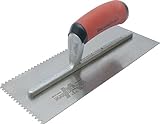 Marshalltown 770SD - 15/32"x1/2"x15/32" V Notch Trowel Durasoft Handle [並行輸入品]