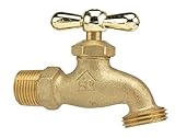 Homewerks VHB-STD-F4B Hose Bibb, Male Thread and Solder, Brass, 3/4-Inch [並行輸入品]