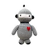 Cheengoo持続可能な有機竹手カギ針編みRattle – ロボット