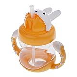 Blesiya 全３色　カップ　ベビー　240 ML　食器　シリコーン - イエロー