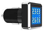Hain@ Cigaratte Lighter Car TPMS Tyre Pressure Monitoring System Diagnostic Tool with 4 Internal Sen