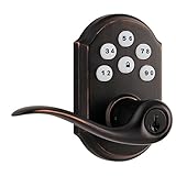 Kwikset 912 SmartCode® Electronic w/Tustin Lever featuring SmartKey® and Z-Wave in Venetian Bronze ス