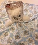 Blankets & Beyond Blue Owl Lovey Security Blanket by Blankets and Beyond [並行輸入品]